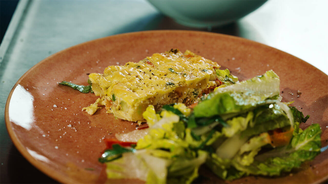Whey Protein Frittata (Recipe) | Whey. For living. For life.